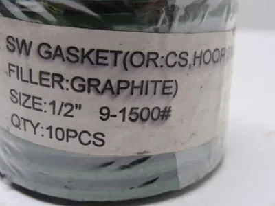 Leader Metallic Spiral Wound Pipe Gasket 1/2" 1500# Lot of 10