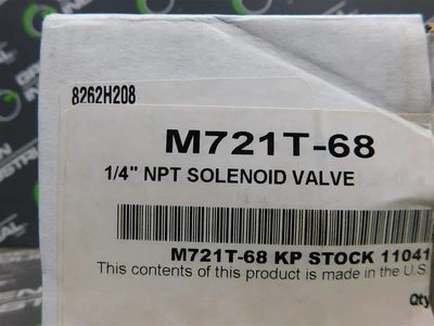 ASCO 8262H208 Red Hat Solenoid Valve 100 PSI 10.1W New