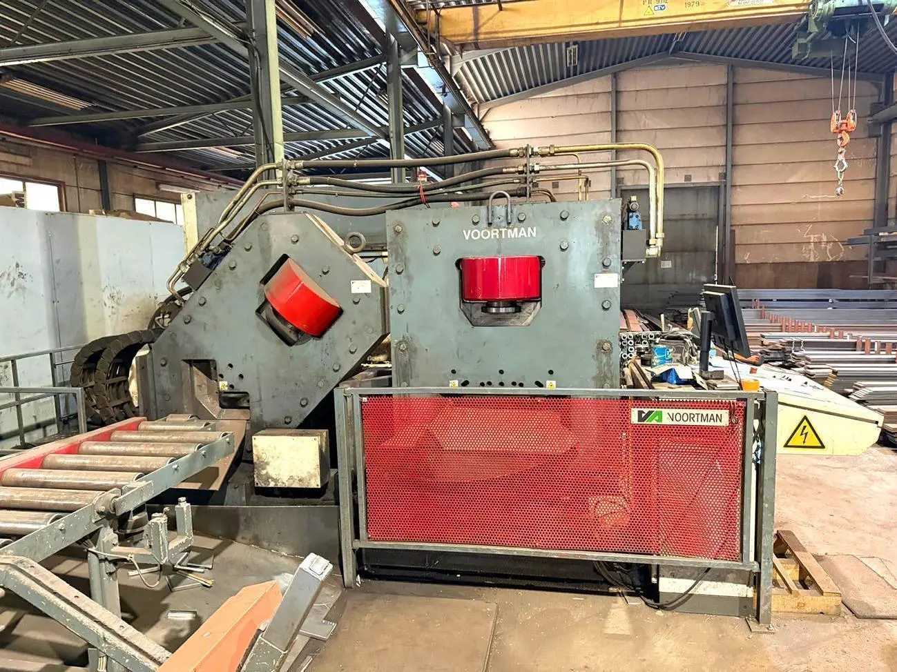 USED VOORTMAN V550A FLAT AND ANGLE PROCESSING MACHINE