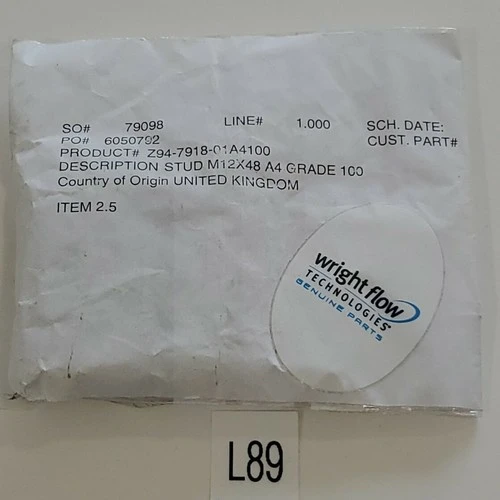 NEW Wright Flow Technologies Z94-7918-01A4100