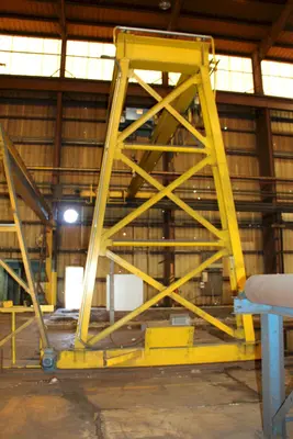 11 TON X 38' PROSERV SINGLE LEG POWERED GANTRY CRANE, NEW 2015: YOBRO #24061