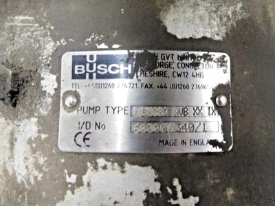 Used BUSCH LB 3008A Vacuum Pumps Ohio US | Equipment Recovery Corp. #1331497