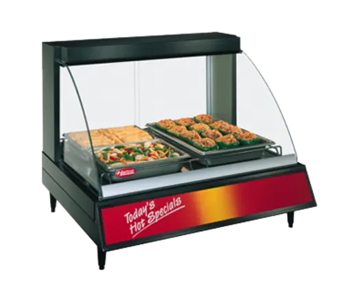 Hatco GRCD-2P 32 1/2" Full Service Countertop Heated Display Case - (1) Shelf, 120v