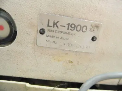 Used JUKI, BROTHER LK-1900 LK3-B434EX Sewing Equipment Texas US | Aucto #1461183