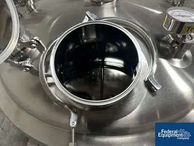 USED DCI Used 600 liter DCI Jacketed Receiver Vessel, Hastelloy C22, 45/150#