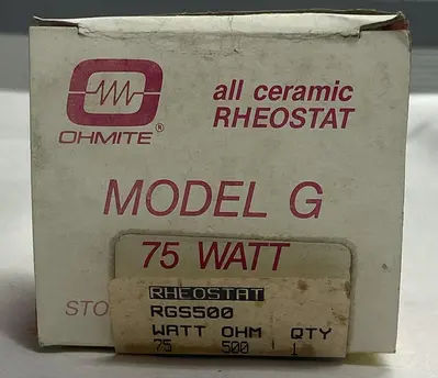New | in-Stock OHMITE RGS500 Miscellaneous Equipment (Electrical & Power) | Surplus Asset Holdings #1189689