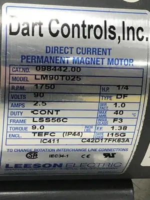 USED DART CONTROLS LM90T025