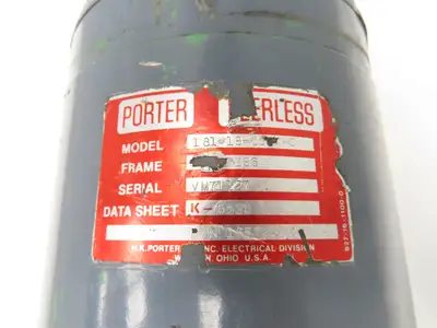 Porter Peerless 181-18-0057-0 DC Motor w/Encoder & Blower 7/8" Shaft DPM56ZS6