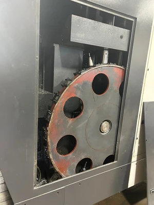 2010 Hwacheon Vesta 610D Vertical Machining Center with Pallet Changer