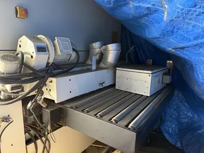 DMC UNISAND 2000-1, 52" 5-HEAD TOP AND 3-HEAD BOTTOM WIDE-BELT SANDER