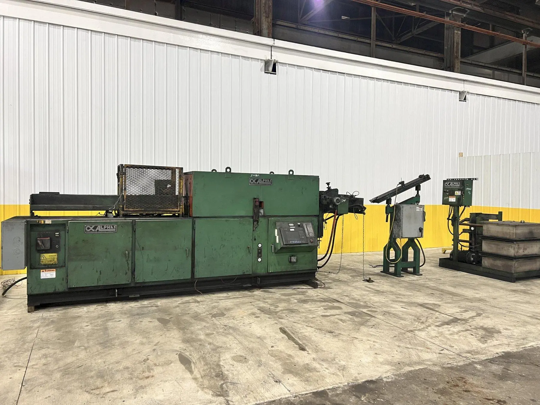 550 kW ALPHA-1 INDUCTION HEAT POWER SOURCE, COIL MODULE STATION & CONTROLS: STOCK #19947