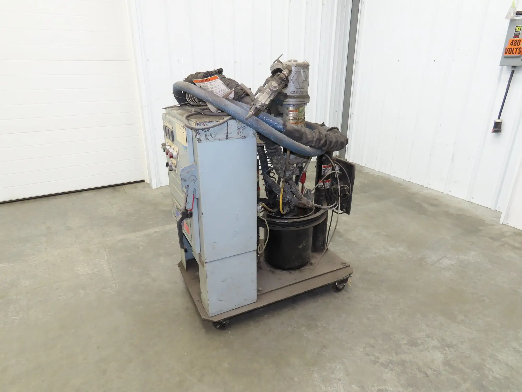 Graco 617300 Thermo-O-Flow Hot Melt Pail Unloader Extrusion Pump 5 Gal 480VAC