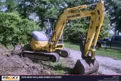 Used 2016 NEW HOLLAND E55BX Crawler Excavators - Mini Alabama US | Proxy Equipment #1378344