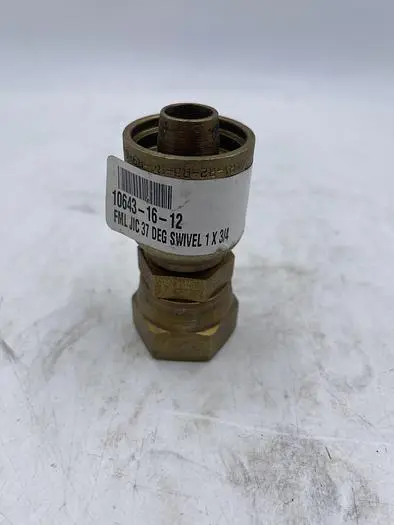 Used FML FML JIC 37 DEG SWIVEL 1 X 3/4 Misc Electrical & Power Parts | ND Industrial Surplus #1212544