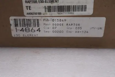 DODGE 015849 RAPTOR E30 ELEMENT 5-7/16 INCH BORE - NEW UNIT - STOCK GF452A