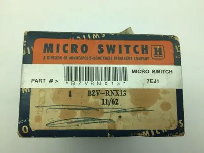 Honeywell Micro Switch BZV-RNX13 Limit Switch Dual Pluger 480VAC 1/2Hp