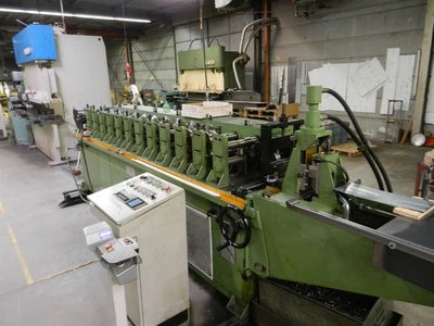 USED DIMECO DECOIL./ STRAIGHT LVD PUNCHPRESS + ROLLFORMING