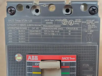 NEW ABB SACE TMAX XT2N 125