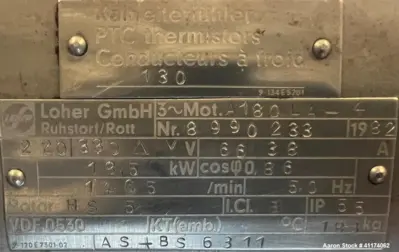 USED GEA WESTFALIA MSA 90-01-076