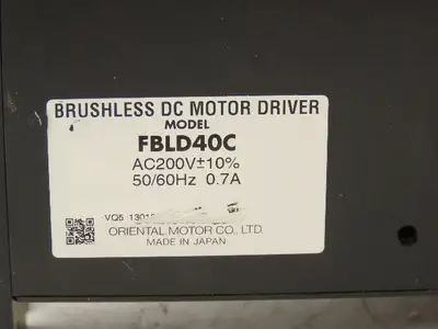 Oriental FBLD40C Brushless DC Motor Driver 200v 50/60hz 0.7A