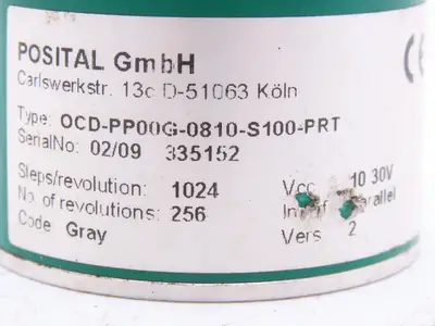 Posital Fraba OCD-PP00G-0810-S100-PRT Rotary Encoder Parallel Interface Ver 2