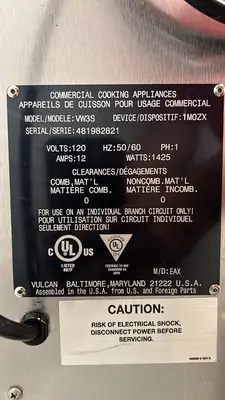 Used Vulcan Used Vulcan VW3S Stainless Three Drawer Food Warmer - 120V, 1425W - NDTI Hot Food Warming, Holding, & Transport Cabinets Illinois US | Falcon Restaurant Supply #1373536