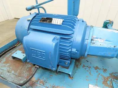 Vickers/Frontier Hydraulic Power Unit 60 Gallon 21gpm 2500psi 10Hp 230/460V 3PH