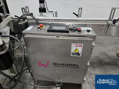 USED Quadrel Quadrel In-Line Labeler, Model Moduline