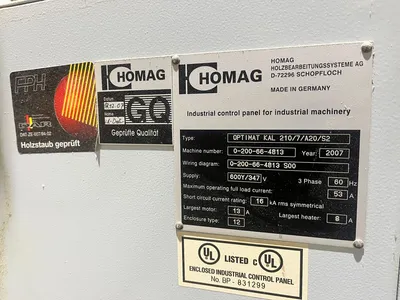 2007 HOMAG KAL 210 Edgebander / Plaquese de Chant | KovatechCNC (13)