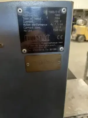 USED 2004 LISSMAC SBM 1000/2-A
