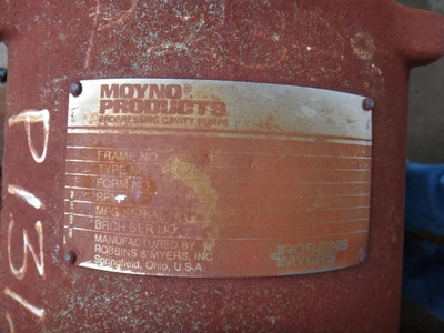 Moyno 8x8 SSQ/AAA Positive Displacement Pump