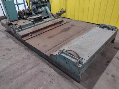 STAR ENGINEERING MODEL #S-3-7 HYDRAULIC POWERED RAIL TRANSFER CART WITH WINCH: STOCK #18491