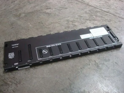 GE Fanuc IC693CHS391L 10 Slot Base Module Backplane Used