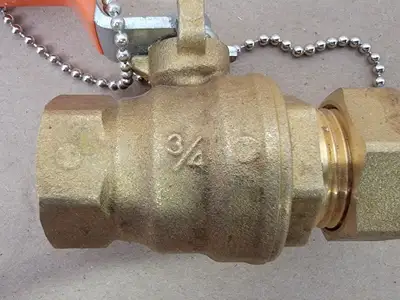 3/4" 600 WOG Ball Valve Brass (Box of 8)