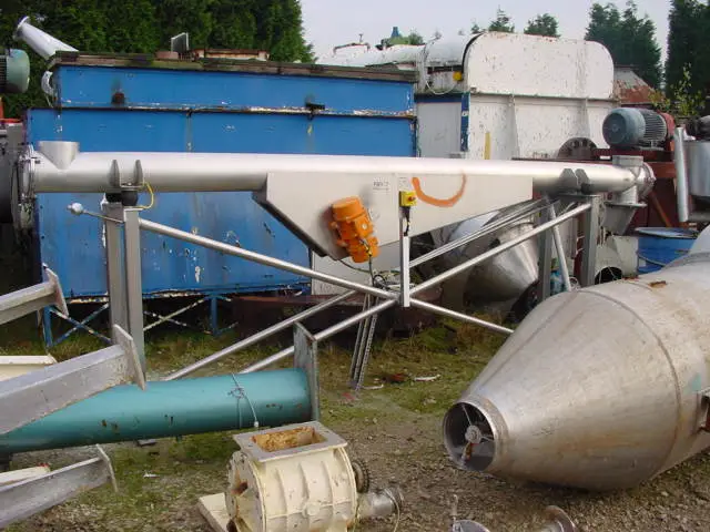 Apex Vibration Conveyor 200Mm Dia X 4250