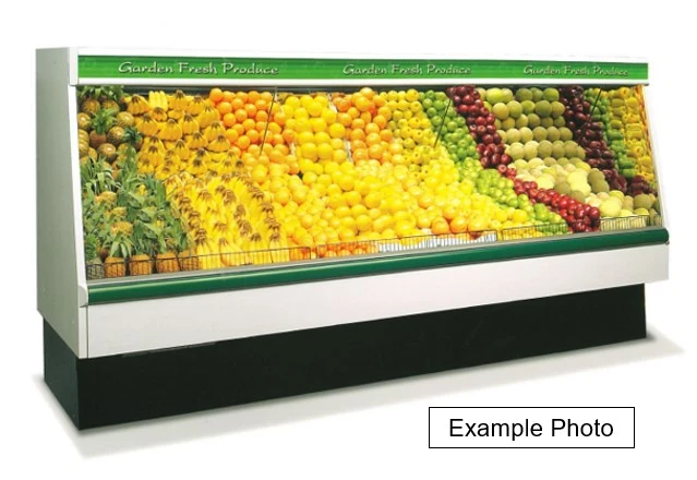 84-0006 Hussmann 12’ P2X Remanufactured Multi Deck Produce Case