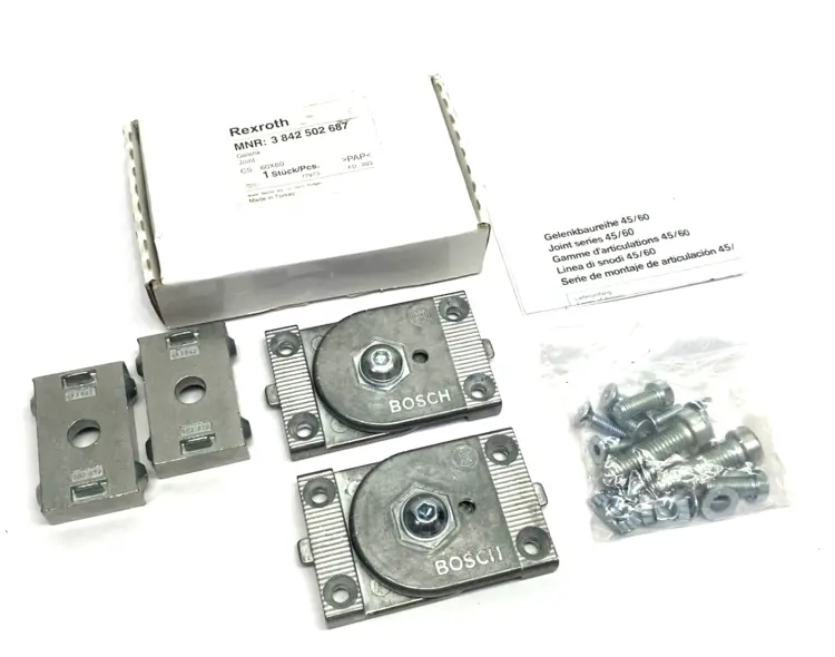 New | in-Stock Bosch Rexroth Profile Connection Joint 60X60, 182 degree Swivel Range Misc Fasteners Michigan US | Maverick Industrial Sales #1414347