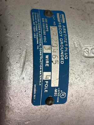 Used CROUSE-HINDS _UNKNOWN_ Miscellaneous Equipment (Electrical & Power) Ohio US | Surplus Asset Holdings #1412886