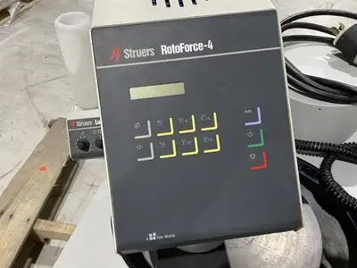 USED STRUERS ROTOPOL-35 LAB POLISHING/GRINDER W/ ROTOFORCE-4 HEAD