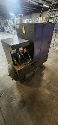 Quincy QGS-5 Rotary Screw Air Compressor, Excellent Condition - 18.1cfm w/integrated air dryer!