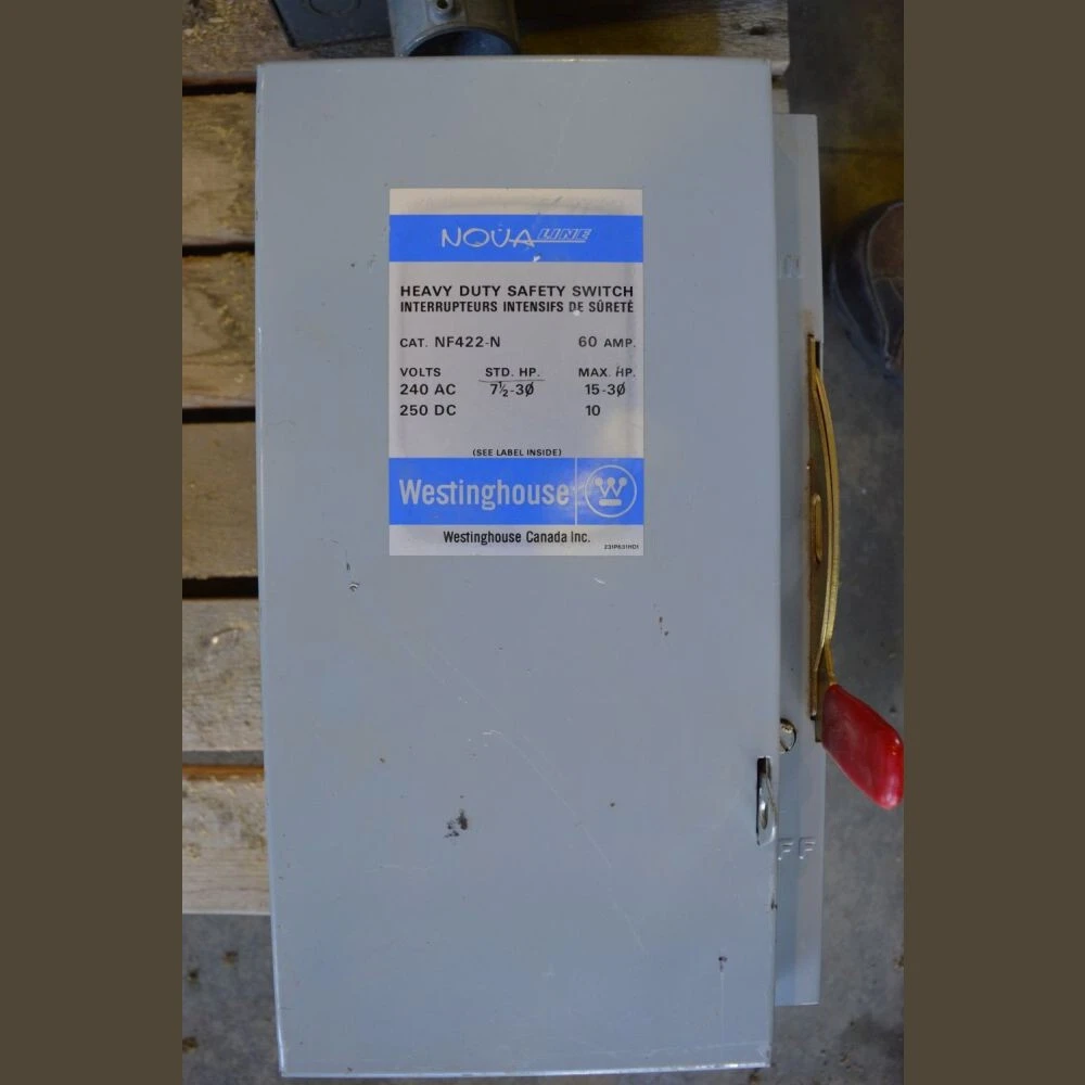 Westinghouse Nova Line 60 Amp Disconnect