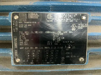 Used 2025 WEG Z00536EP3E122120 Motors (misc) Ohio US | HGR 24 #1404517