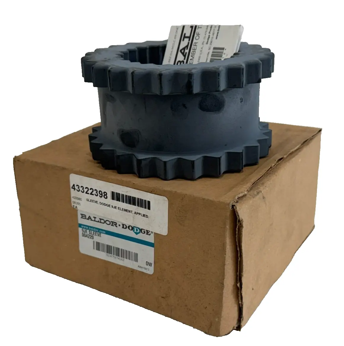 NEW BALDOR DODGE 9J SURE FLEX SLEEVE 9JE