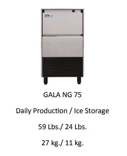 GALA NG75A UNDER COUNTER ICE MAKER