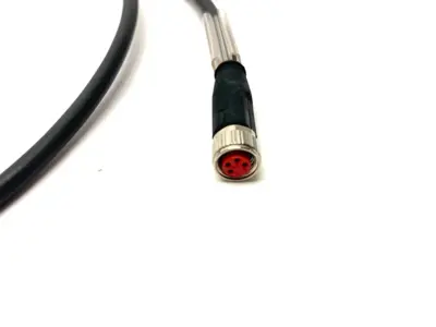 USED BECKHOFF DOUBLE ENDED POWER CABLE 1M M8 4-PIN