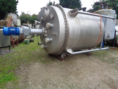 5,000L S/S Halar Lined Mixer