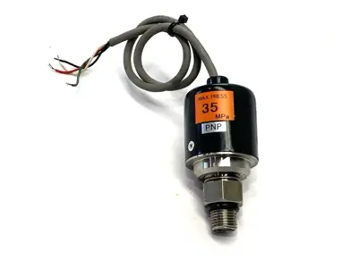 USED TOKYO KEIKI ELECTRONIC PRESSURE SWITCH 0-35MPA 24VDC SHORT LEAD