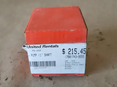 1" Shaft Pump Seal PS-252