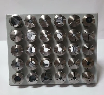 Lot of 30 Nice Set Lathe 5C Collets Free Shipping Chucker Machinist Tools