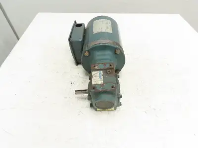 Dodge Reliance 1/3Hp Gearmotor 15:1 Tigear 2 Reducer 117 RPM RH 56C 460V 3PH